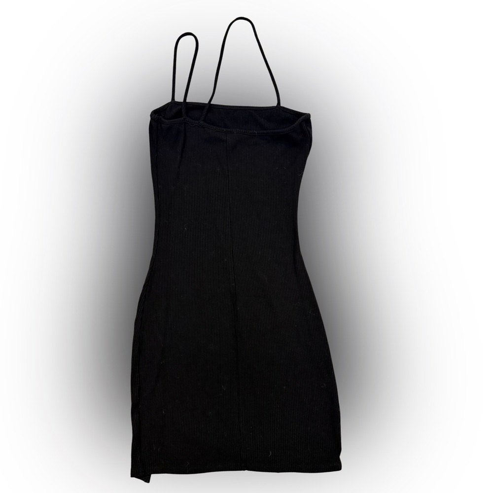 Better Be Black Cross Strap Dress - Picture 2 of 4